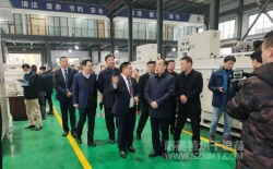 湖南省常德市市委書記、市長等領導蒞臨湖南省耐美特智能烘干工業(yè)設備有限公司視察指導工作